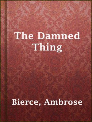 The Damned Thing - ebook